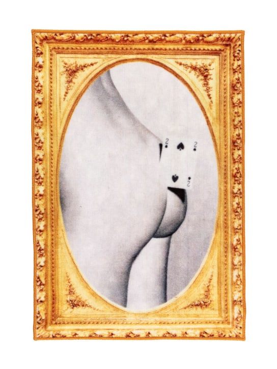 Seletti: Two of Spades bath mat - Multicolor - ecraft_0 | Luisa Via Roma
