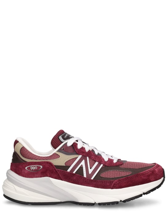 New Balance: Sneakers 990 V6 Made in USA - Bordeaux - women_0 | Luisa Via Roma