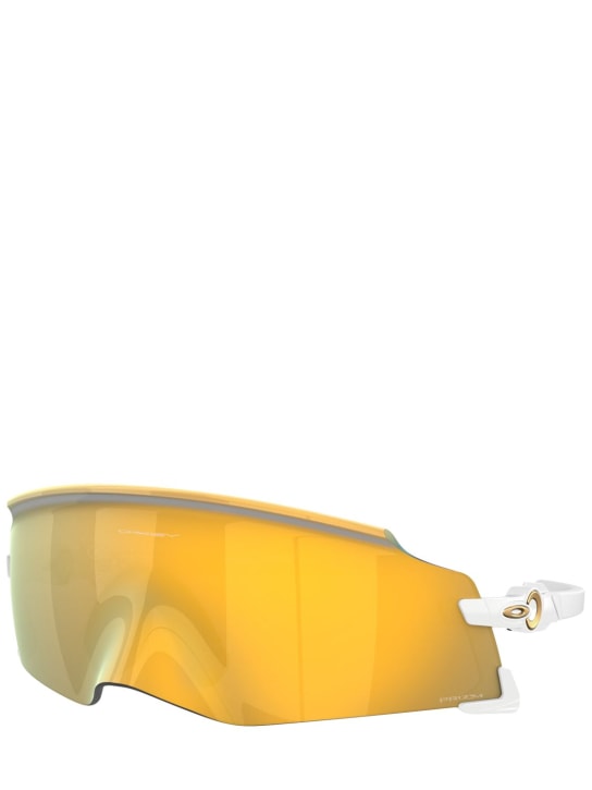 Oakley: Kato Prizm Mask sunglasses - Altın Rengi - women_1 | Luisa Via Roma
