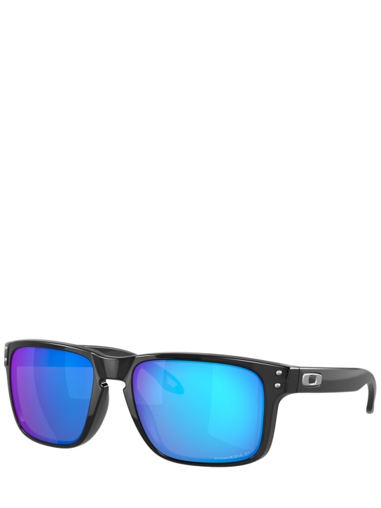Oakley: Holbrook Prizm sunglasses - Black/Blue - men_1 | Luisa Via Roma