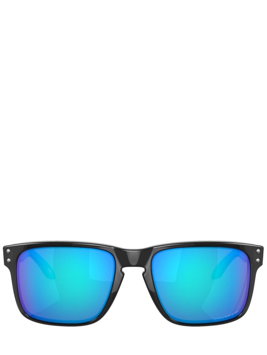 Oakley: Holbrook Prizm sunglasses - Siyah/Mavi - men_0 | Luisa Via Roma