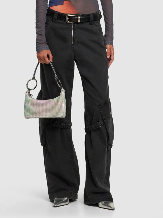 Simon Miller: Mini Valley chainmail shoulder bag - Iridescent - women_1 | Luisa Via Roma