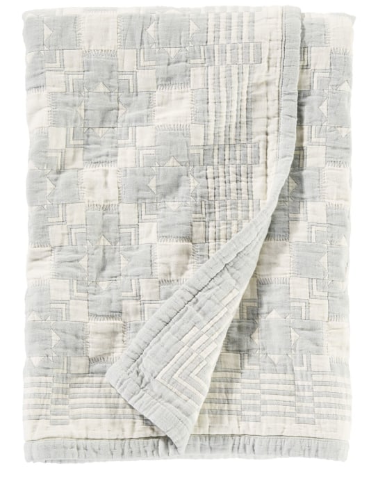Pendleton Woolen Mills: 有机棉matelassé毯子 - 灰色 - ecraft_0 | Luisa Via Roma