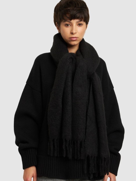 Canada Goose: Sciarpa in misto alpaca - women_1 | Luisa Via Roma