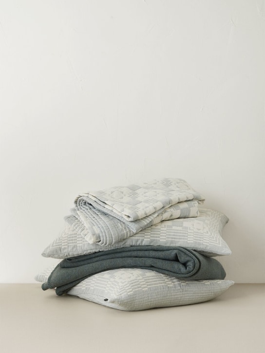 Pendleton Woolen Mills: Manta de algodón orgánico - Gris - ecraft_1 | Luisa Via Roma