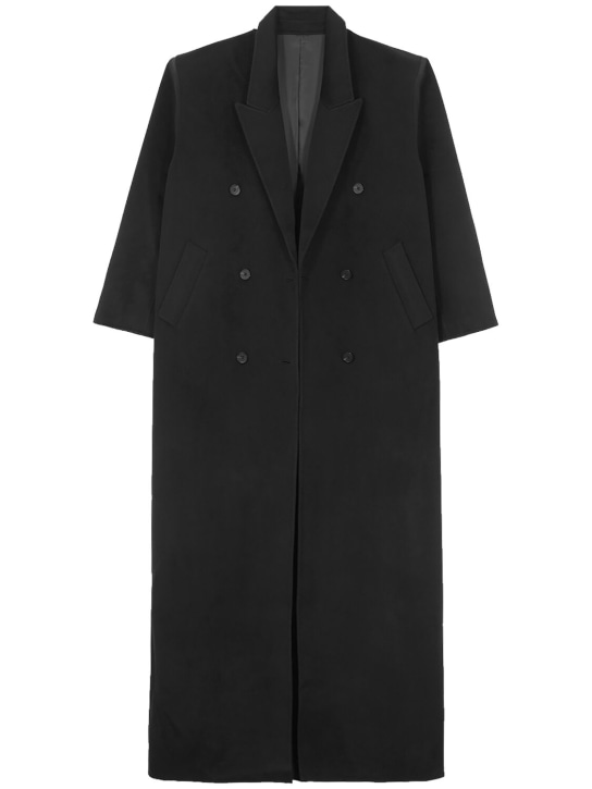 Gaia double breasted wool long coat - The Frankie Shop - Women ...