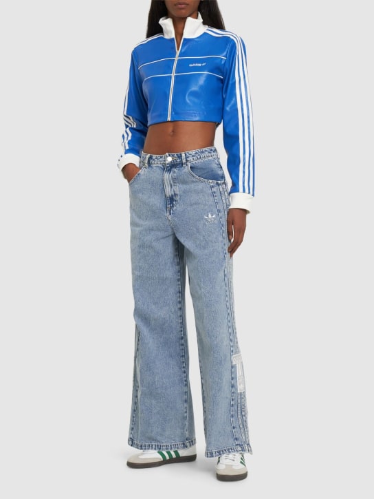 adidas Originals: Adibreak denim jeans - Light Blue - women_1 | Luisa Via Roma