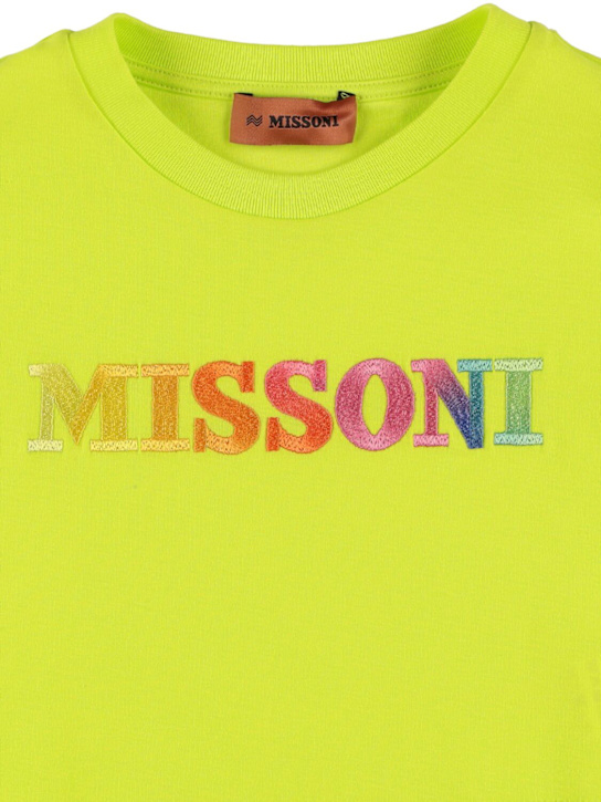 Missoni: コットンジャージーTシャツ - kids-girls_1 | Luisa Via Roma