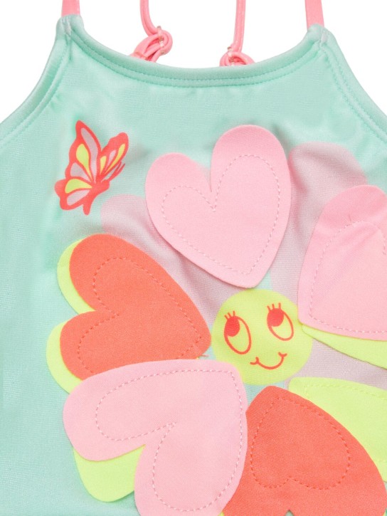 Billieblush: Embroidered tech swimsuit - Açık Mavi - kids-girls_1 | Luisa Via Roma