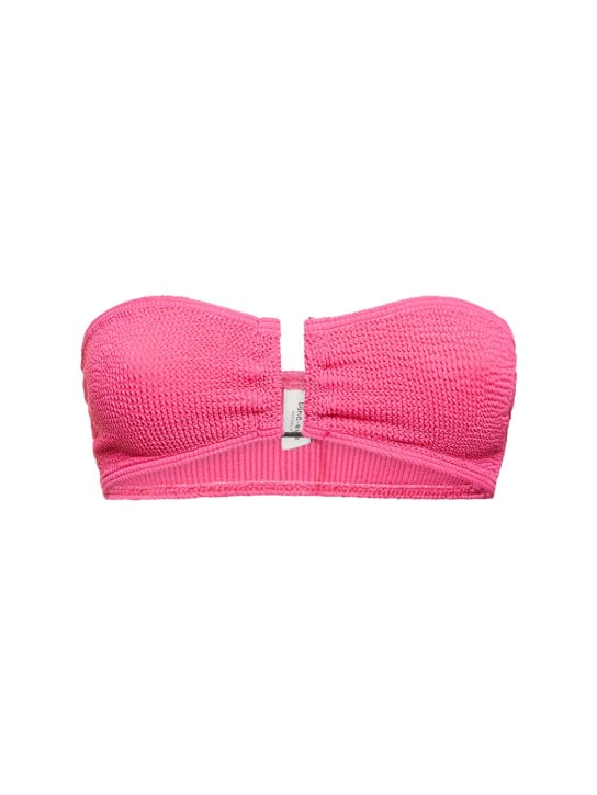 Bond Eye: Blake bandeau bikini top - Pink - women_0 | Luisa Via Roma