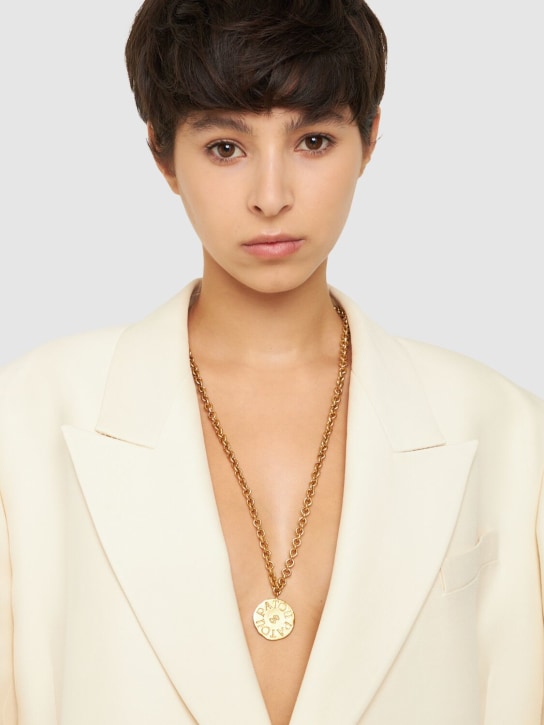 Patou: Patou antique coin charm long necklace - Altın Rengi - women_1 | Luisa Via Roma
