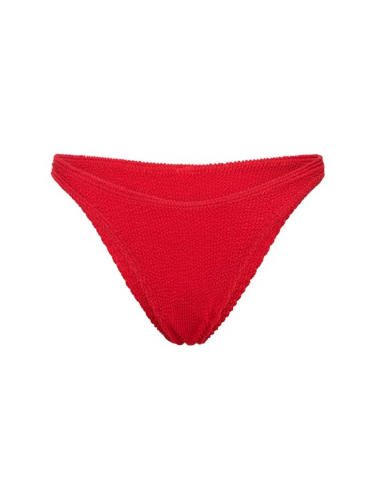 Bond Eye: Scene seersucker bikini bottoms - Red - women_0 | Luisa Via Roma