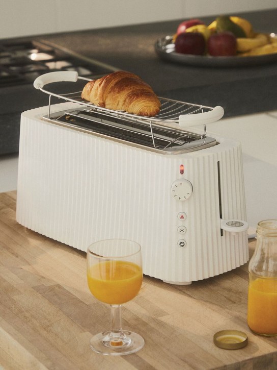 Alessi: Plissè toaster - White - ecraft_1 | Luisa Via Roma