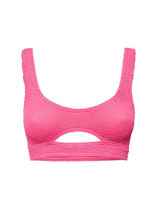 Bond Eye: Sasha crop bikini top - Pink - women_0 | Luisa Via Roma