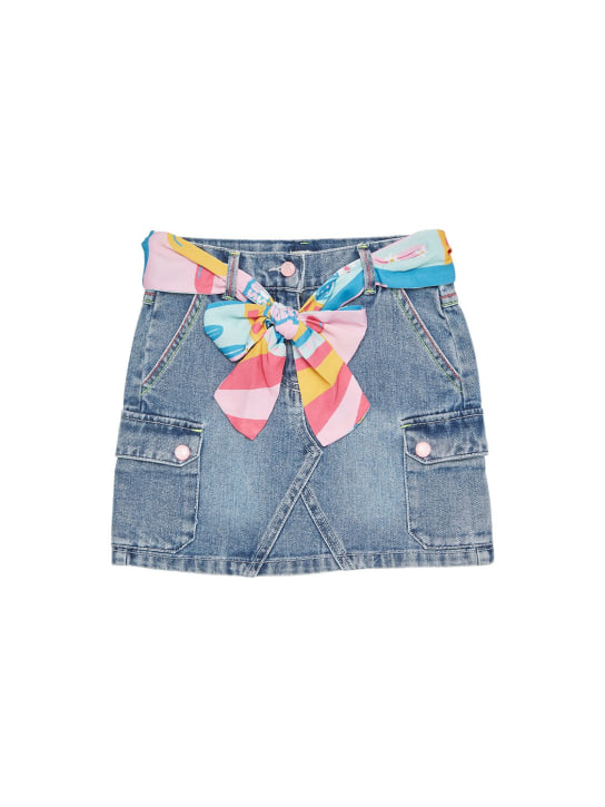 Billieblush: Denim skirt - Kot - kids-girls_0 | Luisa Via Roma