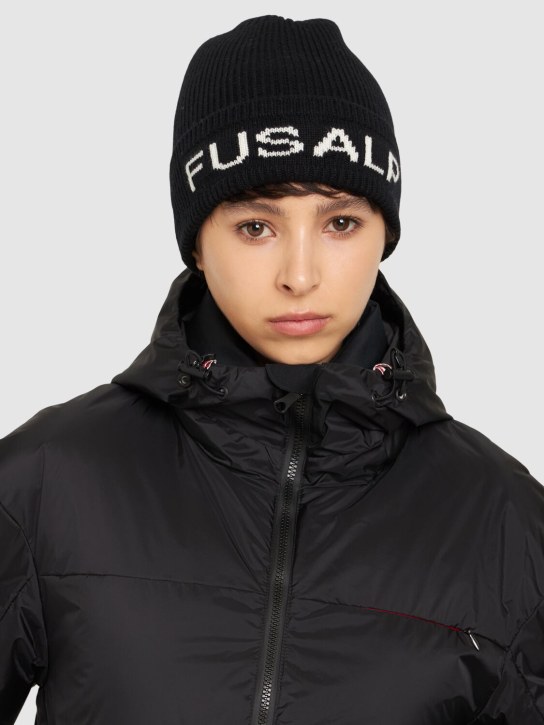 Fusalp: Fully羊毛&羊绒便帽 - 黑色 - women_1 | Luisa Via Roma