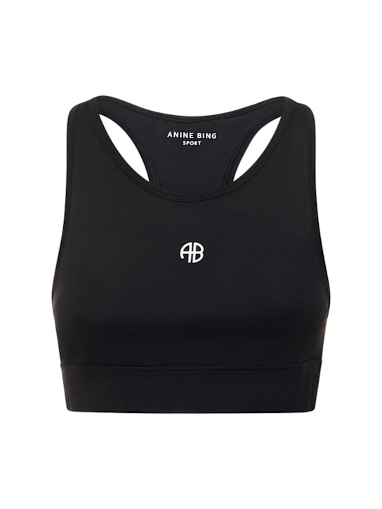 ANINE BING: Blair stretch jersey bra - women_0 | Luisa Via Roma