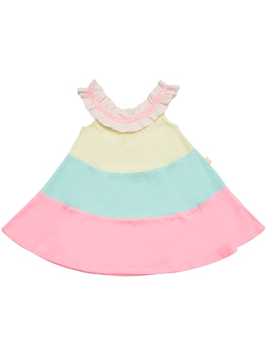 Billieblush: Cotton jersey dress & diaper cover - Multicolor - kids-girls_1 | Luisa Via Roma