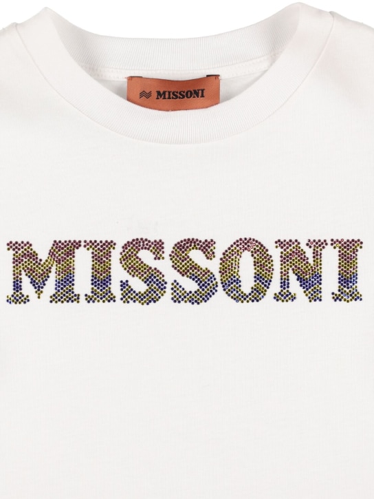 Missoni: コットンジャージーTシャツ - kids-girls_1 | Luisa Via Roma