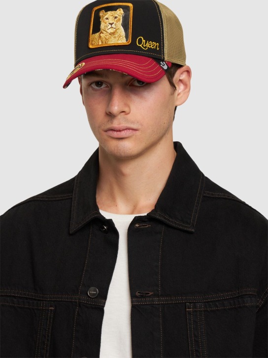Goorin Bros: Carte Blanche trucker hat - Black - men_1 | Luisa Via Roma