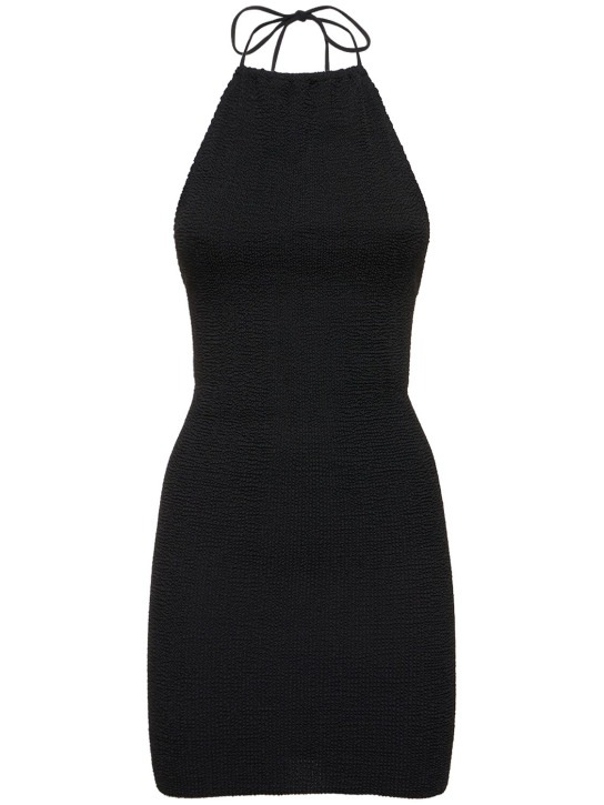 Bond Eye: Imogen mini halter dress - Black - women_0 | Luisa Via Roma