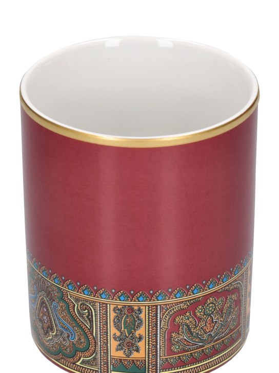 Etro: Printed porcelain mug - Red - ecraft_1 | Luisa Via Roma