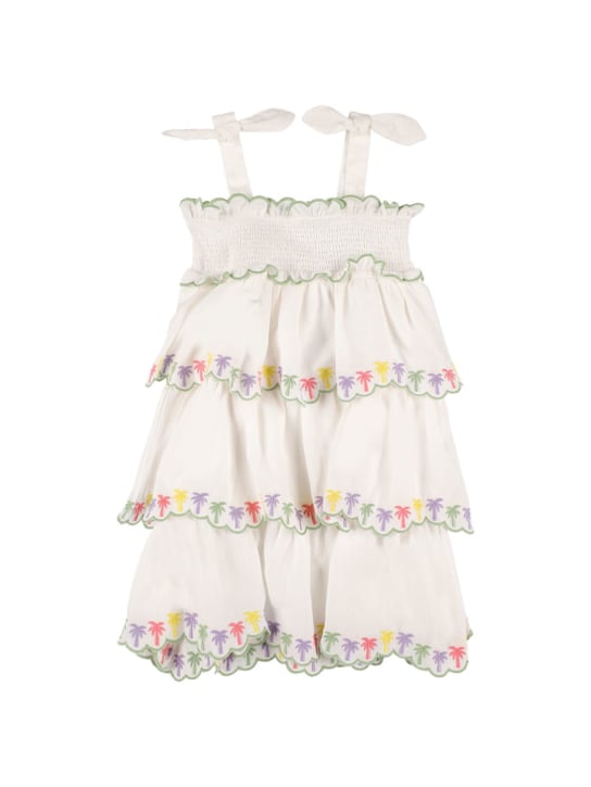 Zimmermann: Cotton muslin dress - White - kids-girls_0 | Luisa Via Roma