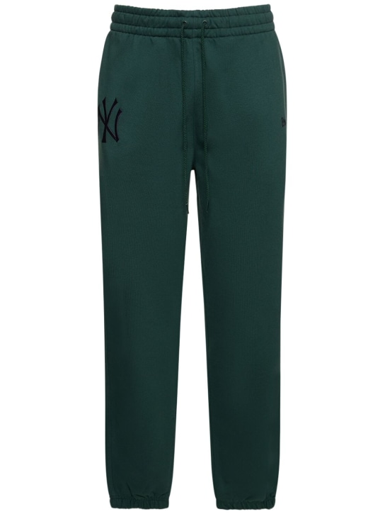 New Era: Pantaloni jogger League Essentials NY Yankees - Verde/Blu - men_0 | Luisa Via Roma