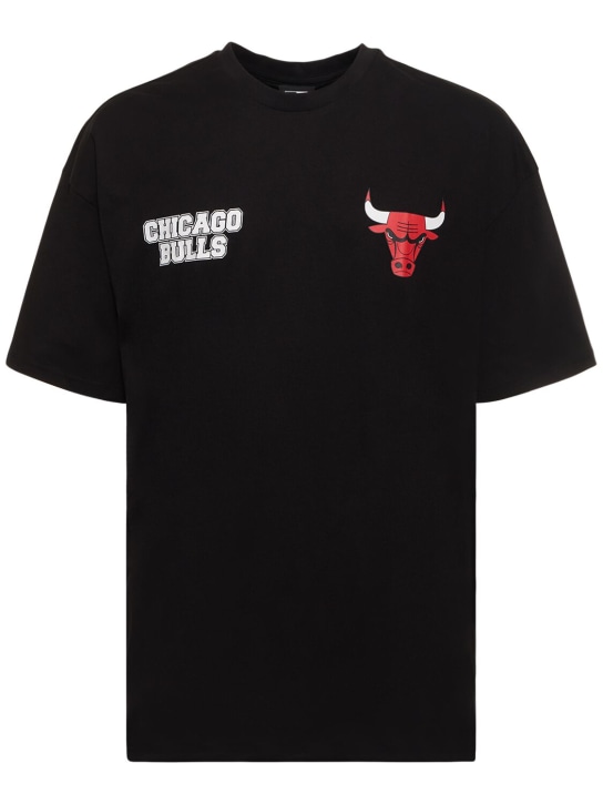 New Era: T-shirt oversize NBA Chicago Bulls - Nero/Rosso - men_0 | Luisa Via Roma
