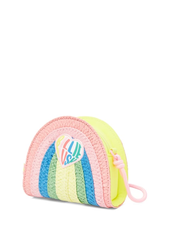 Billieblush: Rainbow straw effect handbag - Multicolor - kids-girls_1 | Luisa Via Roma