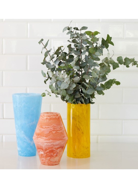 The Conran Shop: Pamana Light Blue conical vase - Blue - ecraft_1 | Luisa Via Roma