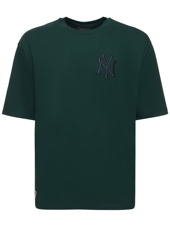 New Era: T-Shirt „NY Yankees League Essentials“ - Grün/Blau - men_0 | Luisa Via Roma