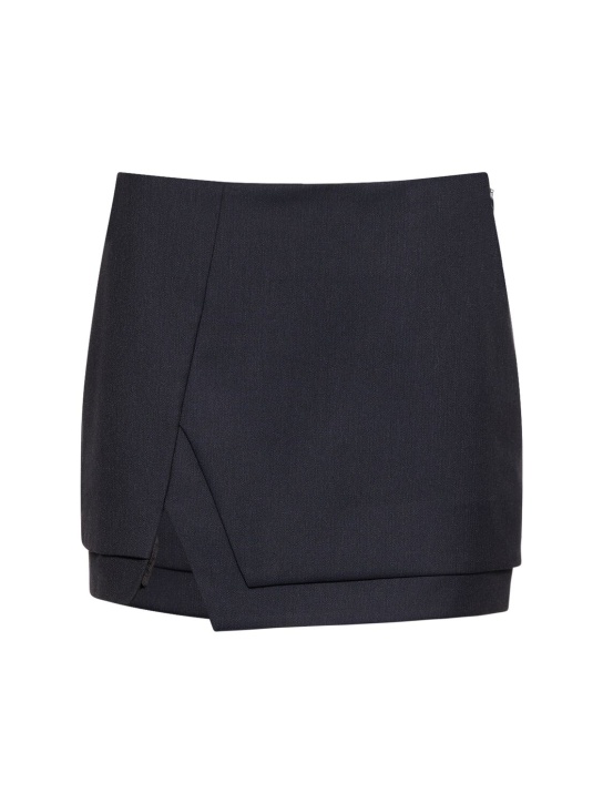 The Garment: Pluto不对称迷你短裙 - 午夜蓝 - women_0 | Luisa Via Roma