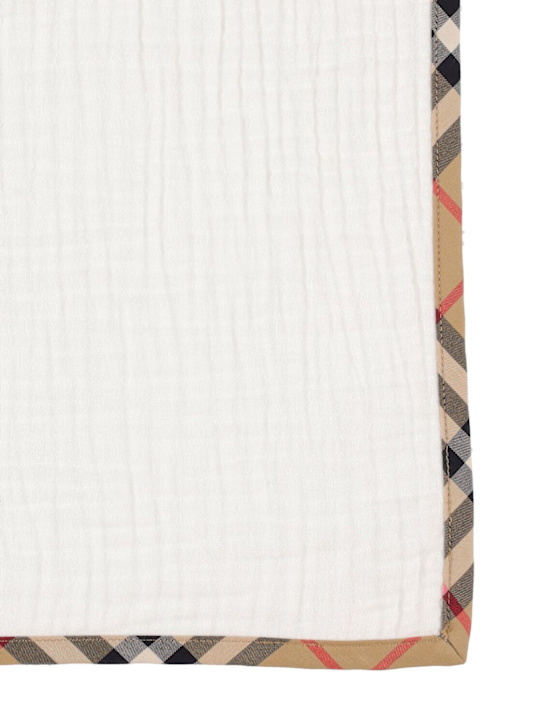 Burberry: Coperta in cotone - kids-boys_1 | Luisa Via Roma