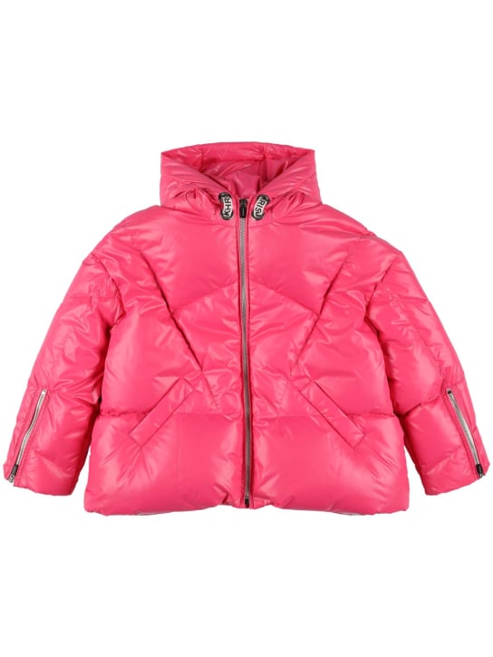 Khrisjoy: Quilted nylon down jacket - Fuşya - kids-girls_0 | Luisa Via Roma