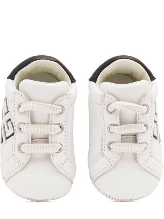 Givenchy: Faux leather slippers - kids-girls_3 | Luisa Via Roma