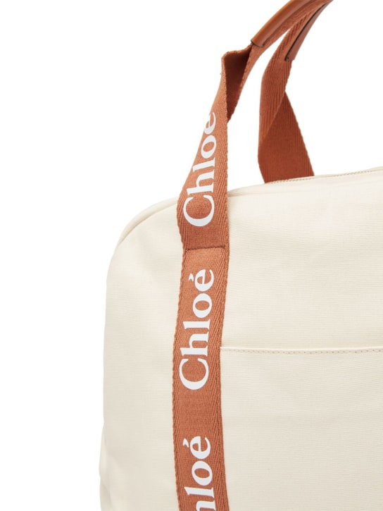 Chloé: Wickeltasche aus Baumwollcanvas - kids-girls_3 | Luisa Via Roma