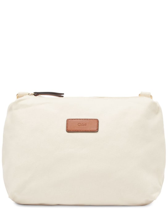 Chloé: Wickeltasche aus Baumwollcanvas - kids-girls_5 | Luisa Via Roma