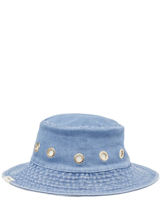 Chloé: Denim bucket hat - Kot - kids-girls_0 | Luisa Via Roma