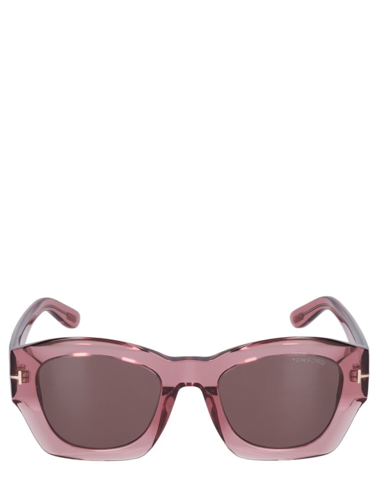 Tom Ford: Sonnenbrille aus Acetat „Guilliana“ - Pink/Braun - women_0 | Luisa Via Roma