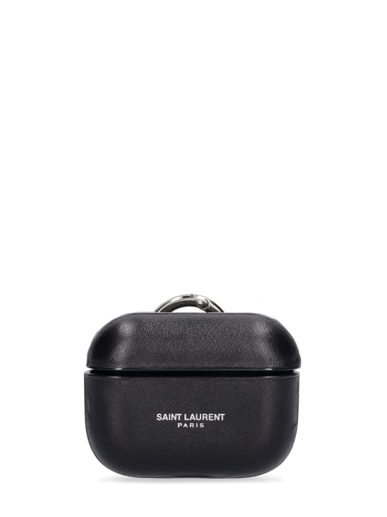 Smooth leather airpods pro case - Saint Laurent - Men | Luisaviaroma