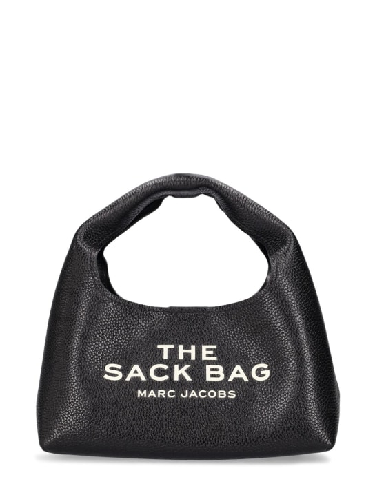 Marc Jacobs: The Mini Sack top handle bag - Siyah - women_0 | Luisa Via Roma