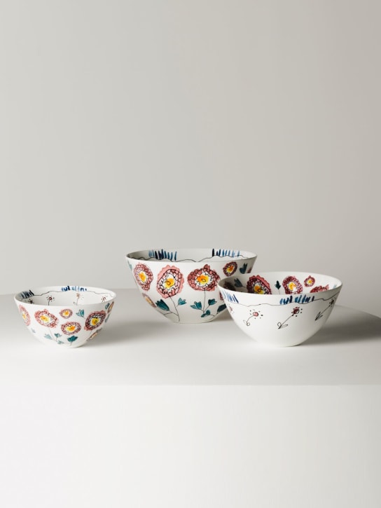 Marni By Serax: Set of 2 Anemone Milk serving bowls - White - ecraft_1 | Luisa Via Roma