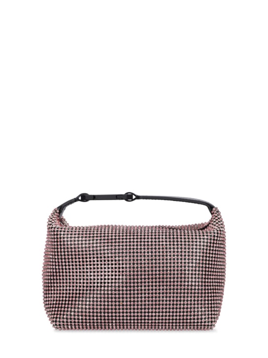 EÉRA: Moon leather & crystal top handle bag - Pink - women_0 | Luisa Via Roma
