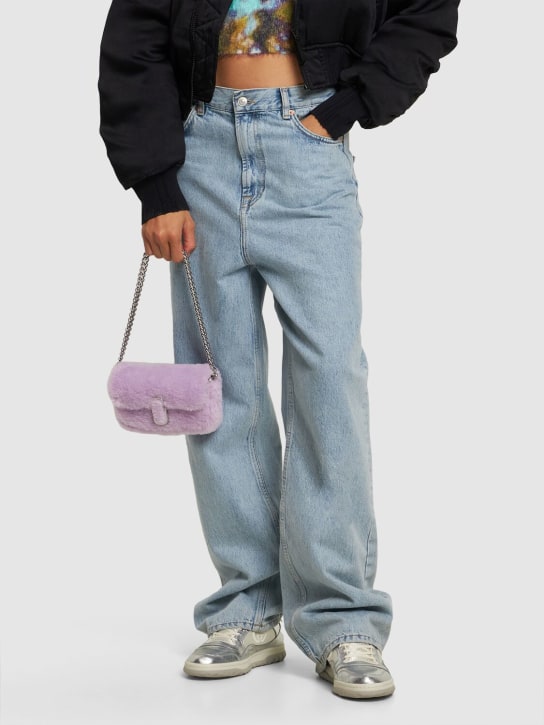 Marc Jacobs: The Mini J Marc chain shoulder bag - Lilac - women_1 | Luisa Via Roma