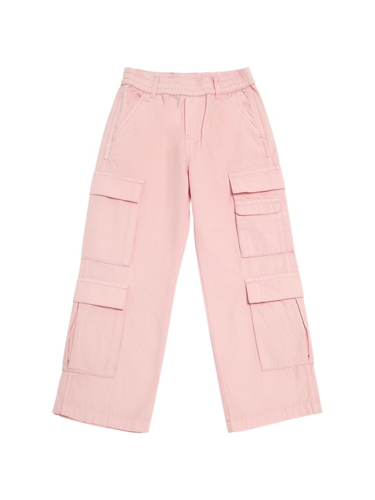 Marc Jacobs: Pantalon cargo en coton - Rose - kids-girls_0 | Luisa Via Roma