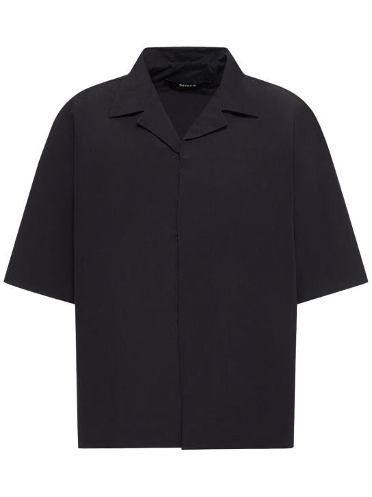 Seventh: Camisa de algodón - Negro - women_0 | Luisa Via Roma