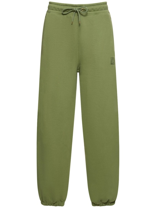 Nike: Jordan cotton blend sweatpants - Green - women_0 | Luisa Via Roma