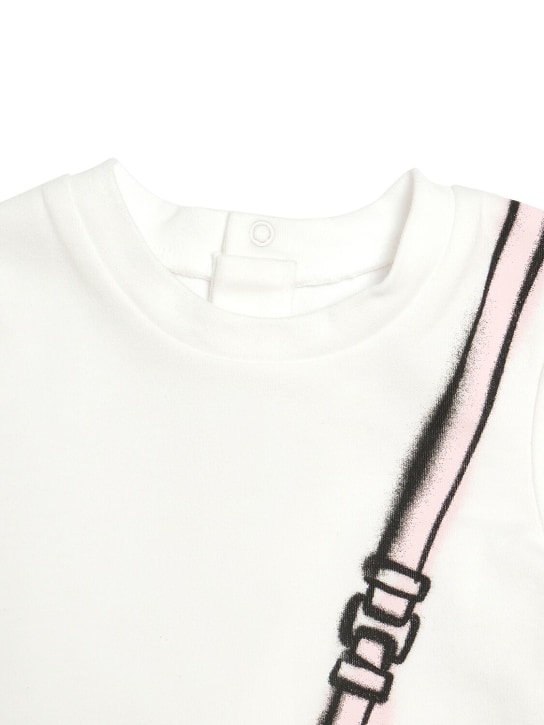Marc Jacobs: Cotton jersey dress - Fil dişi rengi - kids-girls_1 | Luisa Via Roma