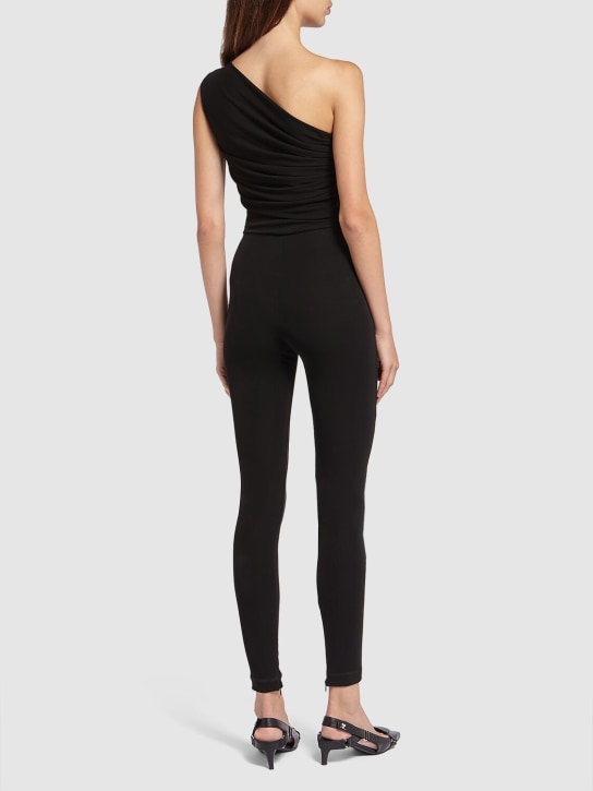 Dsquared2: Tuta in jersey di viscosa arricciata - women_2 | Luisa Via Roma